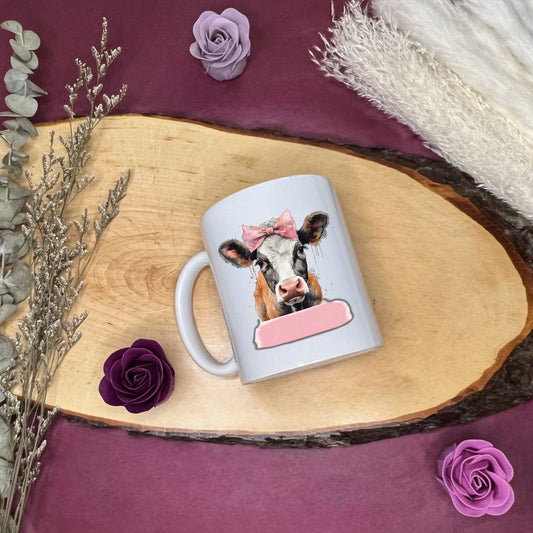 Kaffeetasse mit liebevollem Kuh-Design